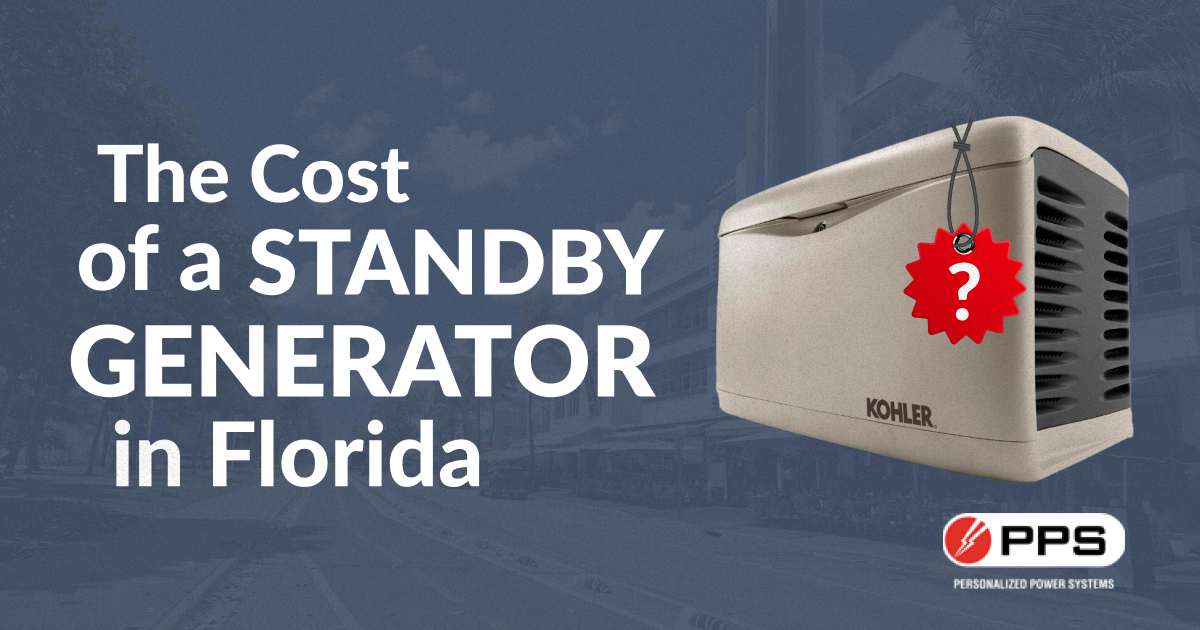 Stand by generator shop cost