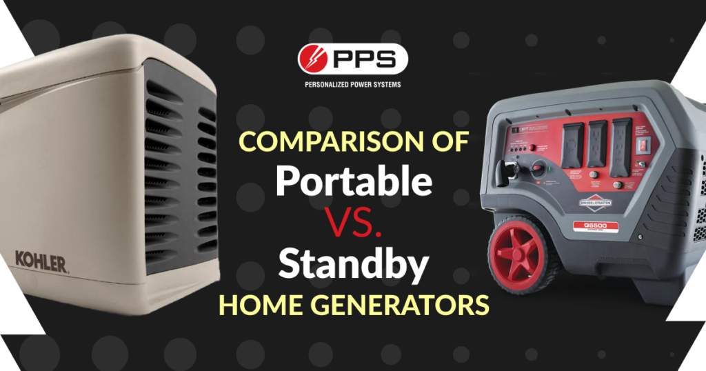 Comparison of Portable vs. Standby Home Generators PPS
