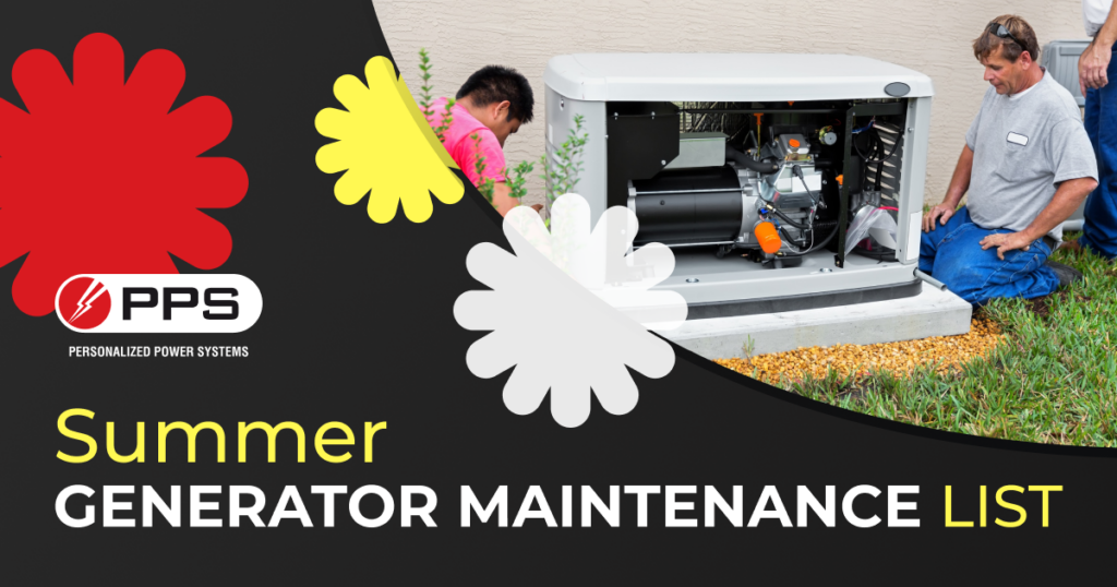 South Florida Summer Generator Maintenance List