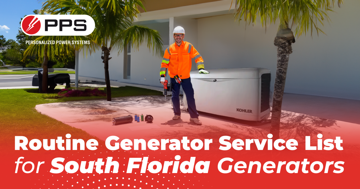 PPS - Routine Generator Service List for South Florida Generators